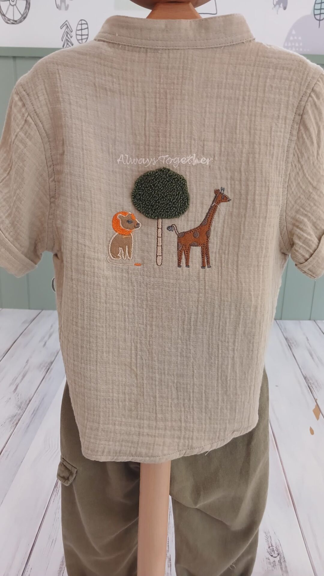 Müslin Gömlek-Pantolon Takım